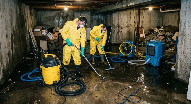 Basement Water Cleanup in Gilbert, AZ
