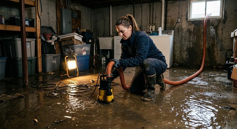 Basement Water Removal in Mesa, AZ