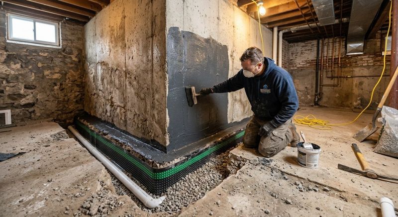 Cellar Waterproofing in Fredericksburg, VA