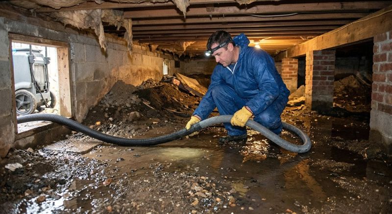 Crawlspace Water Removal in Gilbert, AZ