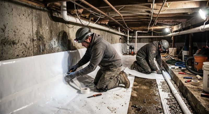 Crawlspace Waterproofing in Greenville, SC