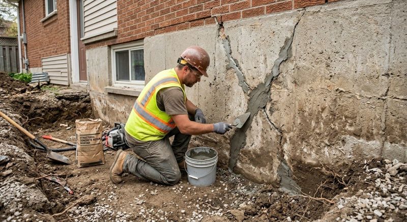 Foundation Crack Repair in Columbus, OH