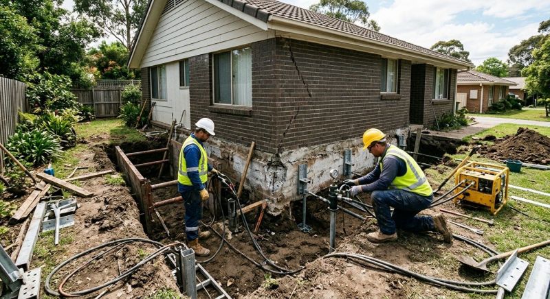 Foundation Settlement Repair in Tampa, FL
