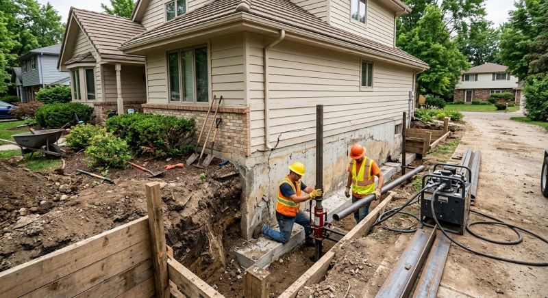 House Foundation Repair in Columbus, OH