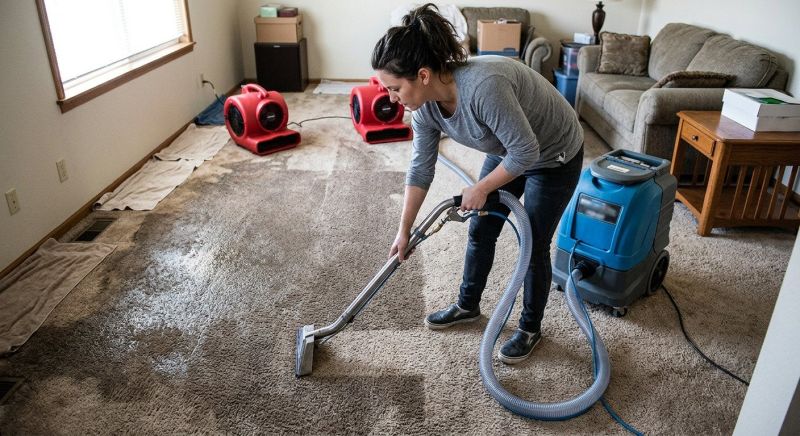 Wet Carpet Drying in Gilbert, AZ