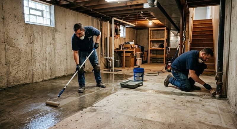 Basement Concrete Sealing in Columbus, OH