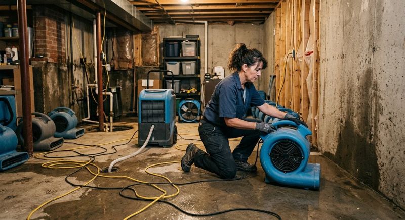 Basement Drying in Scottsdale, AZ