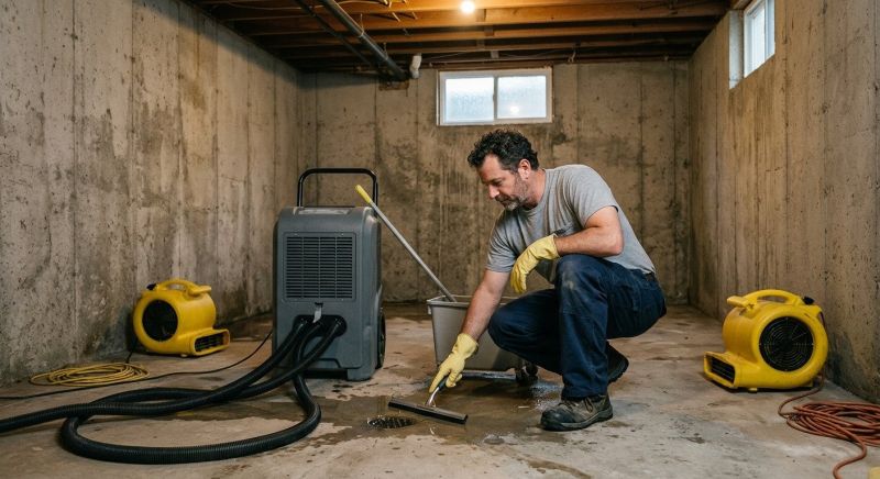 Basement Drying in Chandler, AZ