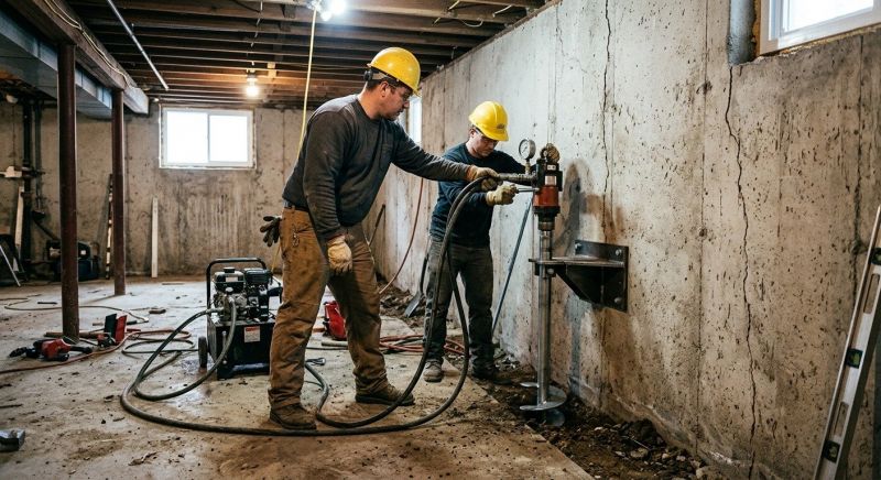 Basement Stabilization in Columbus, OH