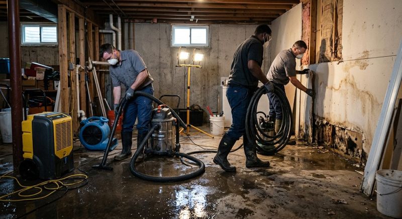 Basement Water Cleanup in Phoenix, AZ
