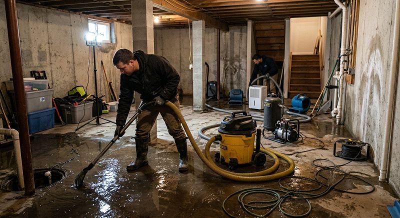 Basement Water Extraction in Chandler, AZ