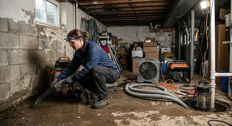 Basement Water Mitigation in Scottsdale, AZ
