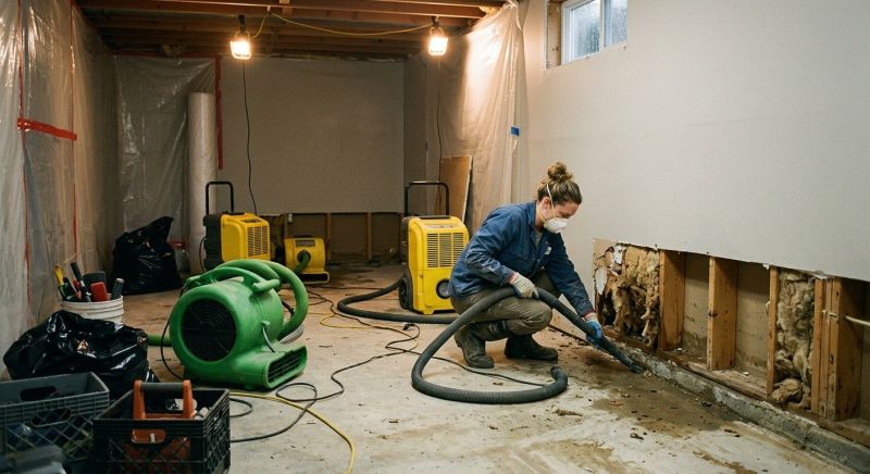 Basement Water Mitigation in Gilbert, AZ