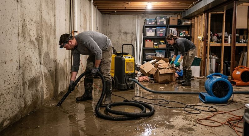 Basement Water Removal in Scottsdale, AZ