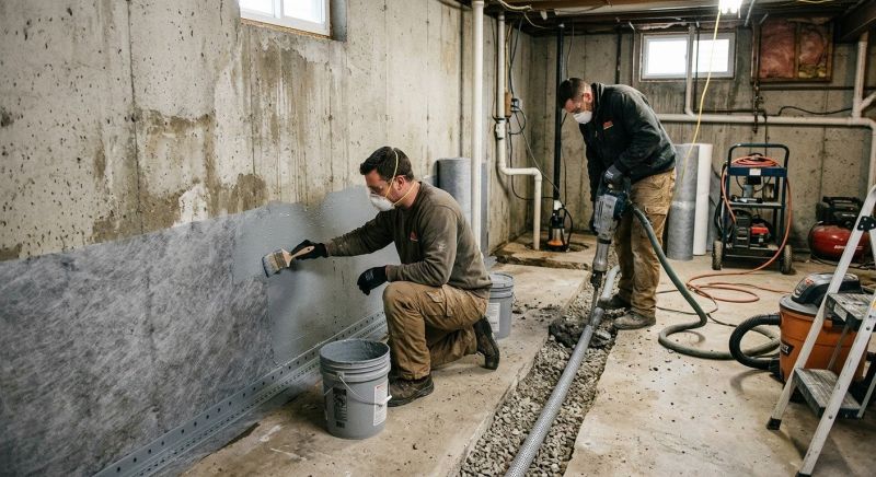 Basement Waterproofing in Greenville, SC