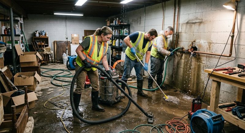 Burst Pipe Cleanup in Scottsdale, AZ