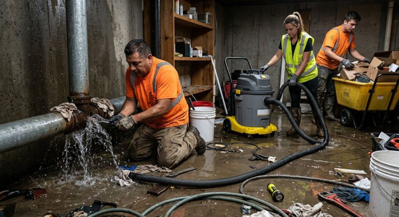 Burst Pipe Cleanup in Gilbert, AZ
