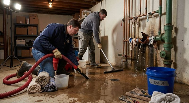 Burst Pipe Cleanup in Chandler, AZ