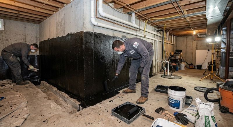 Concrete Waterproofing in Fredericksburg, VA