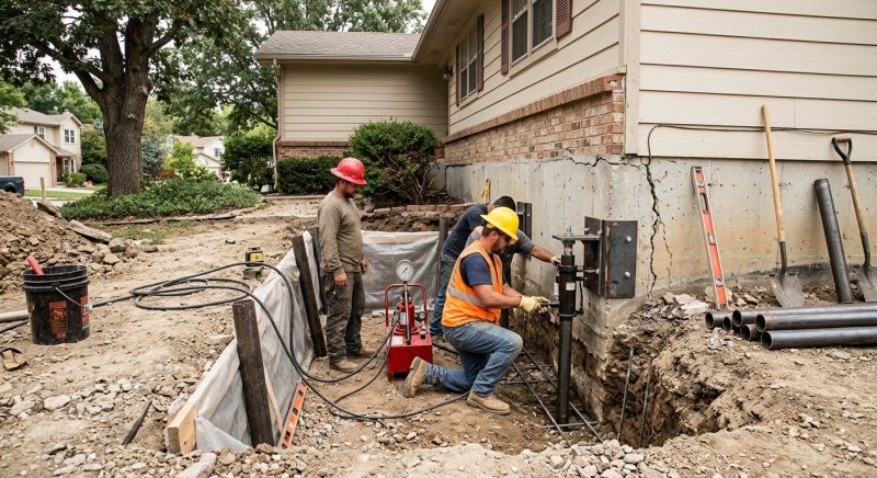 Cracked Foundation Repair in Tampa, FL
