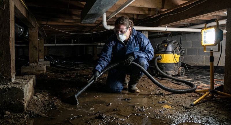 Crawl Space Water Remediation in Gilbert, AZ