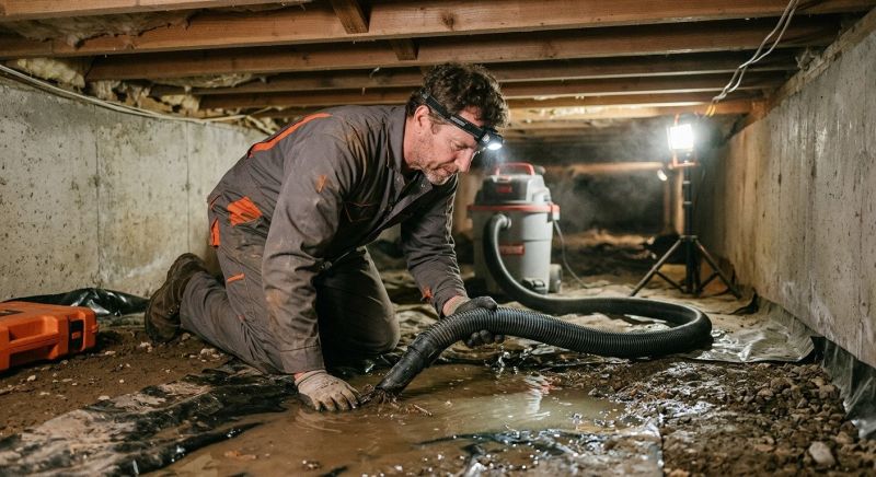 Crawlspace Water Removal in Scottsdale, AZ