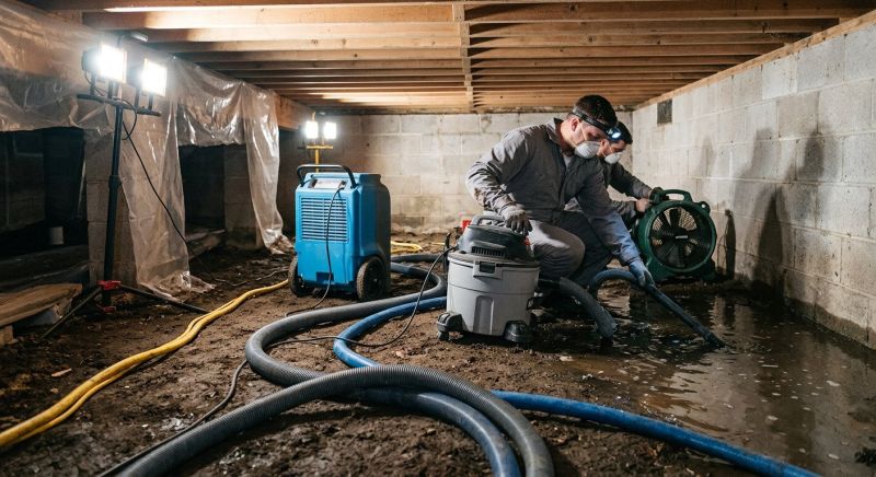 Crawlspace Water Restoration in Scottsdale, AZ
