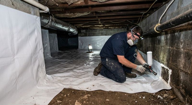 Crawlspace Waterproofing in Greenville, SC