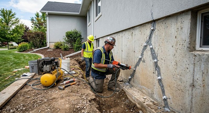 Exterior Foundation Repair in Columbus, OH