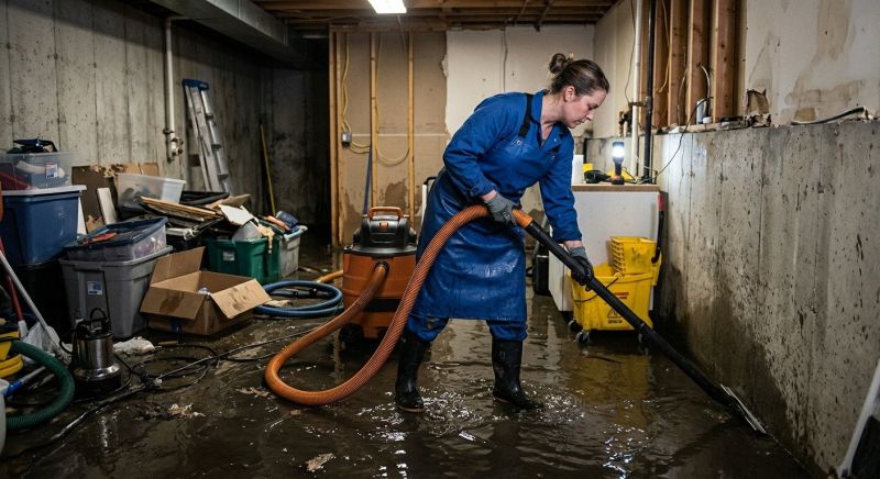 Flooded Basement Cleanup in Mesa, AZ