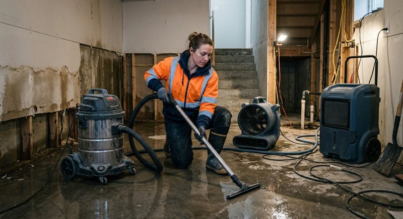 Flooded Basement Cleanup in Chandler, AZ