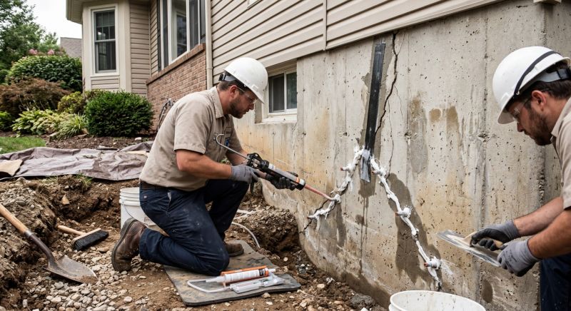Foundation Crack Sealing in Tampa, FL