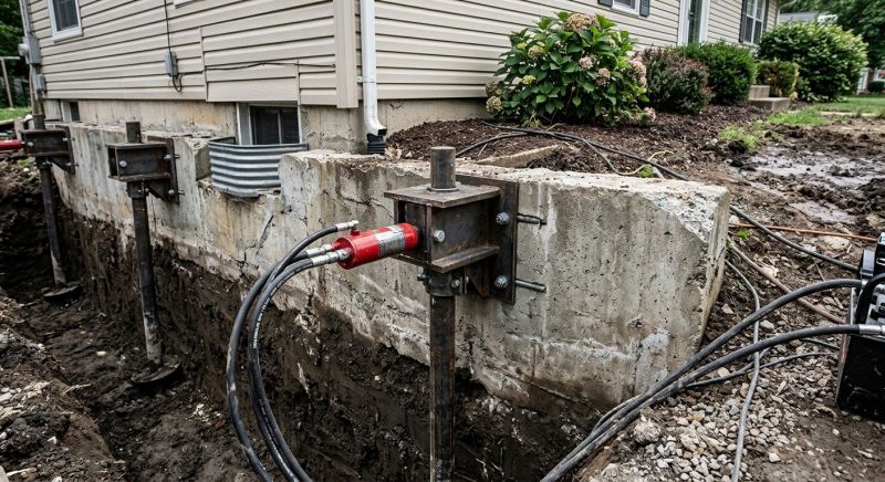 Foundation Pier Leveling in Columbus, OH