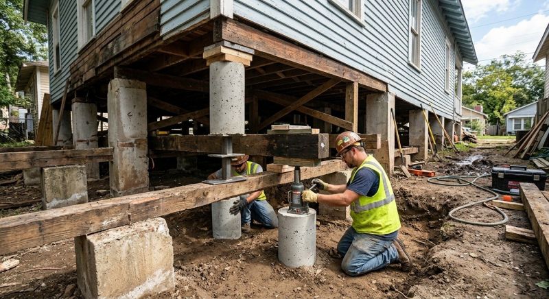 Foundation Pier Repair in Columbus, OH