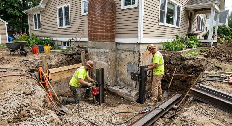 Foundation Settlement Repair in Columbus, OH