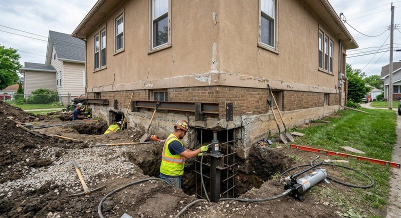 Foundation Underpinning in Columbus, OH