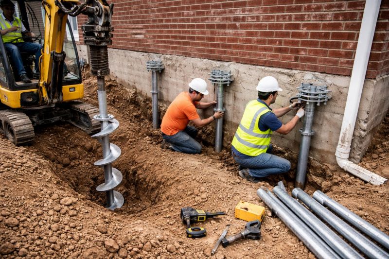 Helical Piers Installation in Tampa, FL