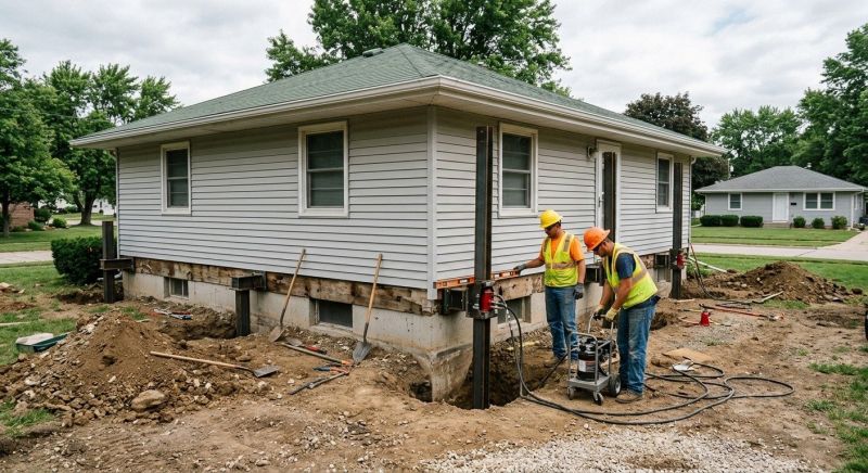 House Foundation Leveling in Columbus, OH