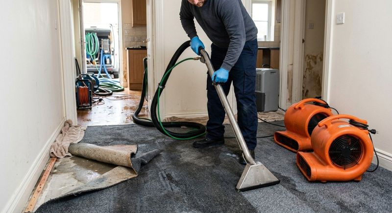 Wet Carpet Drying in Gilbert, AZ