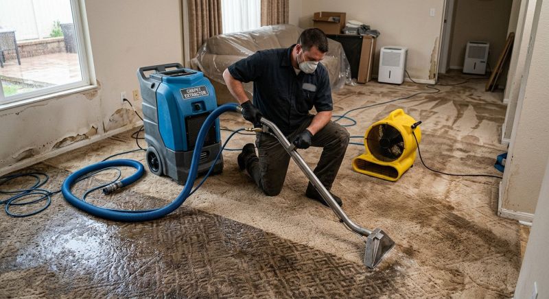 Wet Carpet Restoration in Mesa, AZ